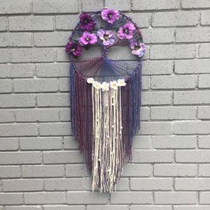 NATIVE MADE tree of life dream catcher purple